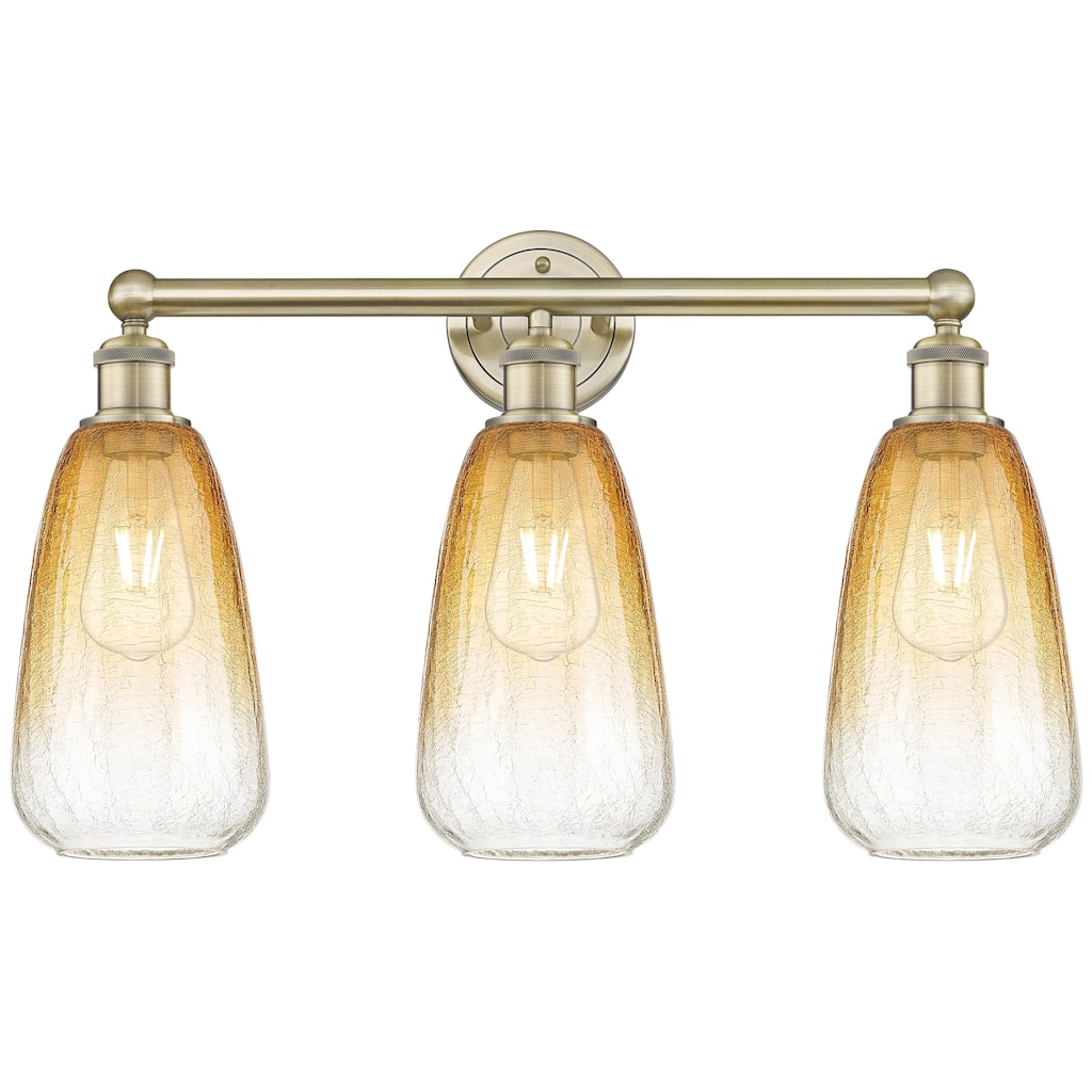 Innovations Lighting Endless Possibilities Edison - Brookhaven Almond - 3 Light 24" Bath Vanity Light