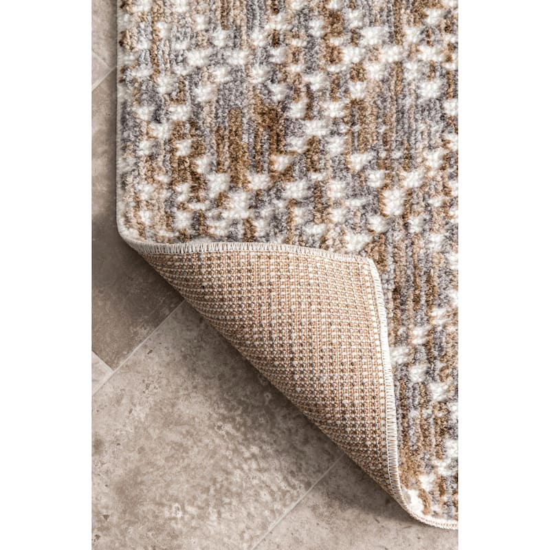 Nuloom Contemporary Modern Mayen Geo Trellis Area Rug