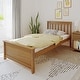 preview thumbnail 41 of 58, Max and Lily Twin Size Platform Bed Pecan