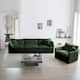 Option Green 3-Seater Sofa+Accent Chairs