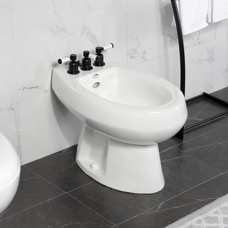 Kingston Brass Paris Three-Handle Bidet Faucet