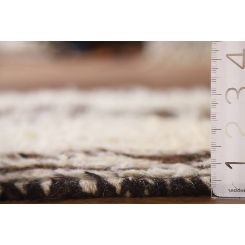 Natural Dye Tribal Anatolian Runner Rug Handmade Turkish Wool Carpet - 2'9"x 11'4"