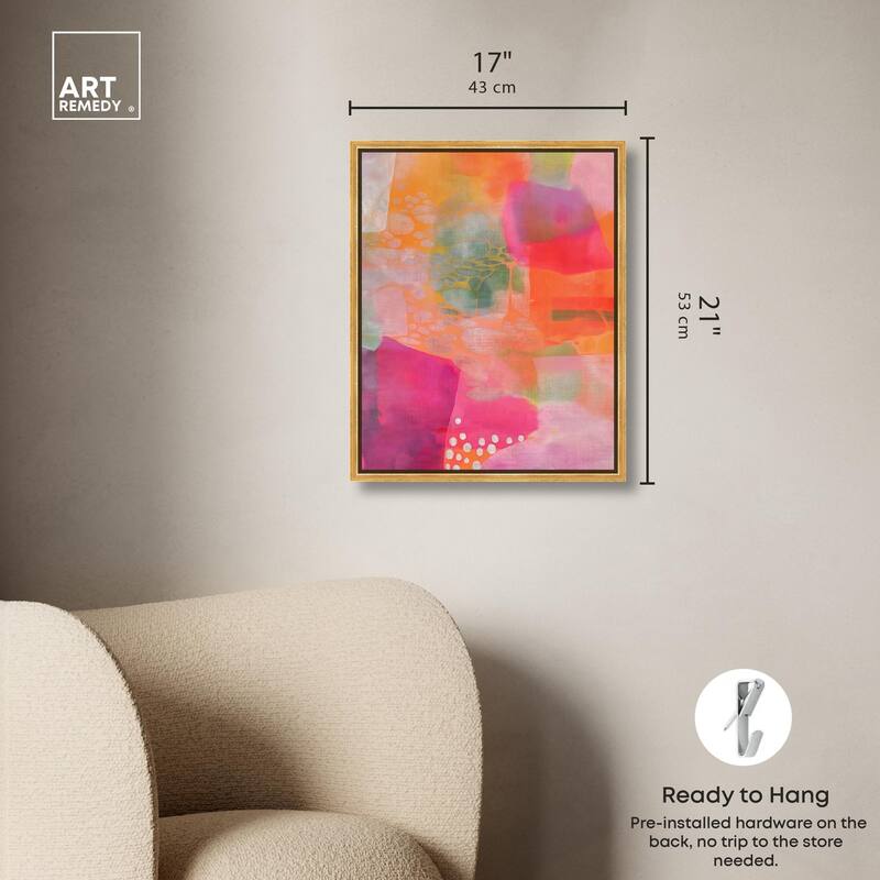 Garnet Gleam II Canvas by Art Remedy