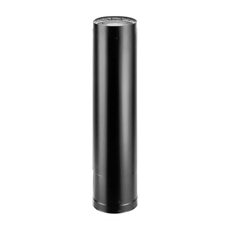 DuraVent DVL 6DVL-68TA 6'' Double Wall Steel Telescoping Chimney Stove Pipe - 17.74
