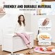 preview thumbnail 18 of 20, Multifunctional Storage Wooden Toy Storage Box with Flip-Top Lid and Safety Hinge Perfect for Any Room
