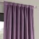 Exclusive Fabrics Signature Velvet Blackout Curtain (1 Panel)