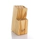 preview thumbnail 2 of 3, Gibson Home Westover 13 Piece Stainless Steel Cutlery Set in Black with Wood Storage Block