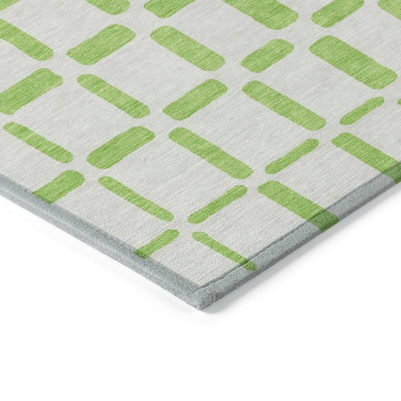 HomeRoots Geometric Transitional Rectangle Outdoor Rug