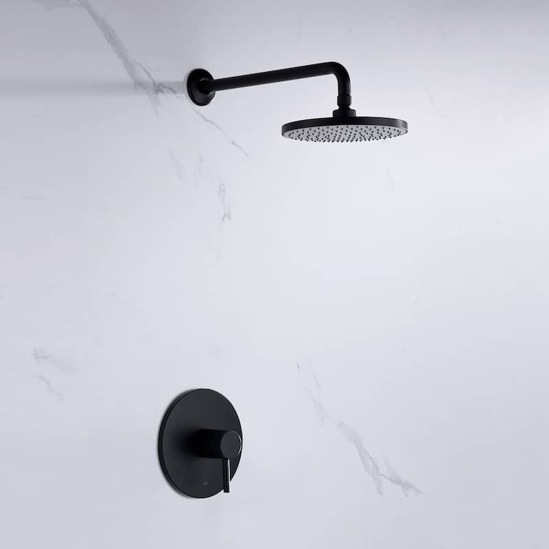 Luxier SS-B01 Single-Handle 1-Spray Shower Faucet with Valve