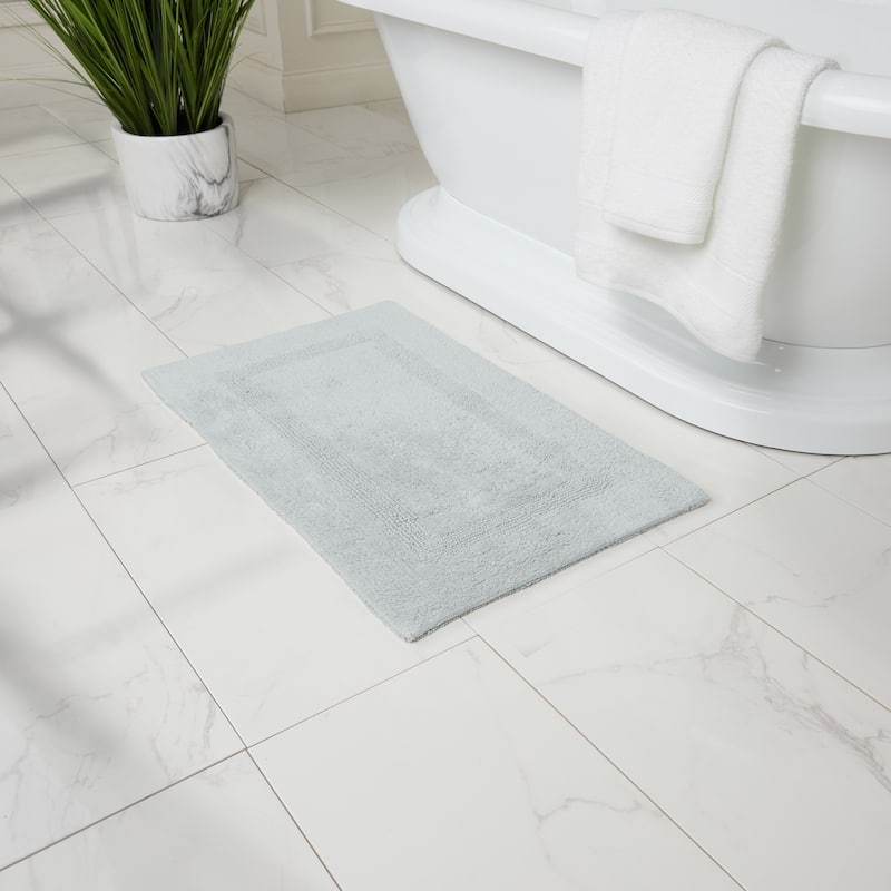Fabstyles Basix Soft & Absorbent Reversible Cotton Bath Rug