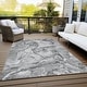 preview thumbnail 54 of 84, Machine Washable Indoor/ Outdoor Abstract Chantille Rug