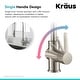 preview thumbnail 8 of 139, Kraus Britt Commercial 3-Function 1-Handle Pulldown Kitchen Faucet