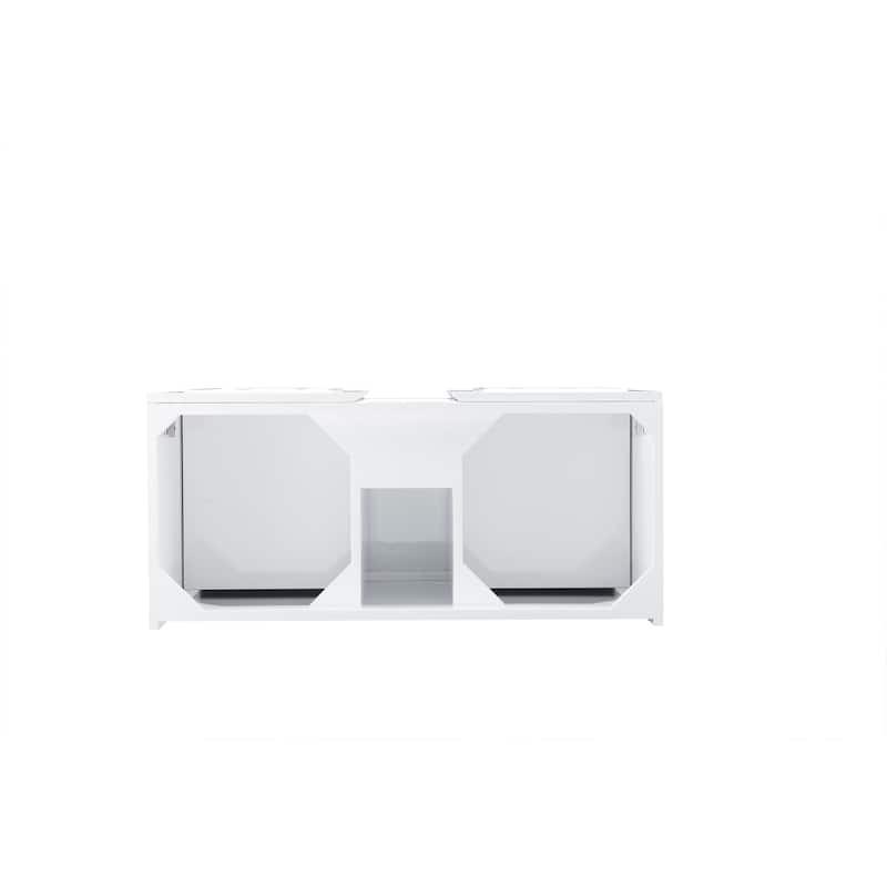 James Martin Vanities Alicante 39.5" Single Vanity Cabinet, Glossy White w/ White Glossy Composite Stone Top