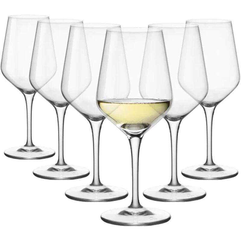 Bormioli Rocco Set of 6 Electra Wine Glasses