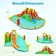 preview thumbnail 29 of 34, Costway Inflatable Water Slide Kids Bounce House Splash Pool