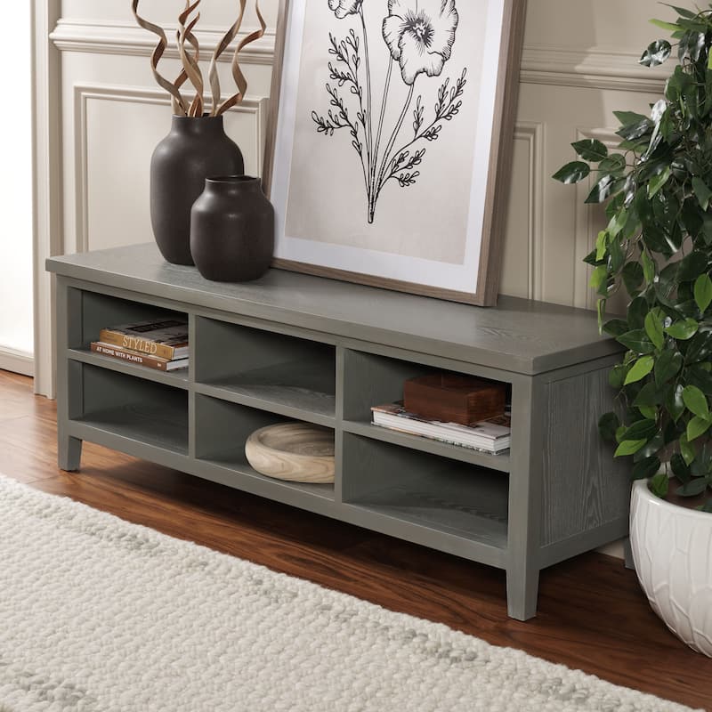 SAFAVIEH Steinunn White Bookshelf - 51.2" x 15.8" x 17.7" - 51Wx16Dx18H