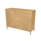preview thumbnail 28 of 30, Christopher Knight Home - Azrael Acacia Wood Large Storage Cabinet with 6 drawers