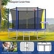 preview thumbnail 3 of 14, 8 ft. Round Outdoor Trampoline with Enclosure Net ﻿