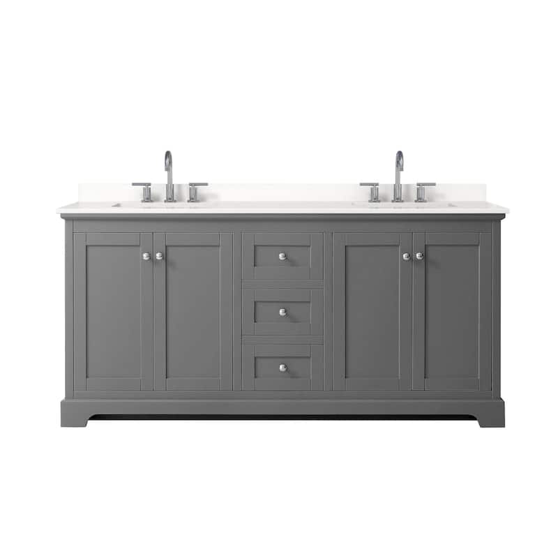 Wyndham Collection WCV232372D-QTZ-US3MXX Avery 72" Free Standing