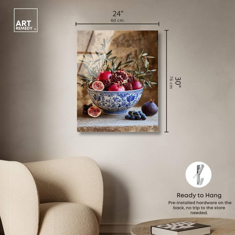 Grape Gathering Acrylic by Art Remedy, Ready to Hang