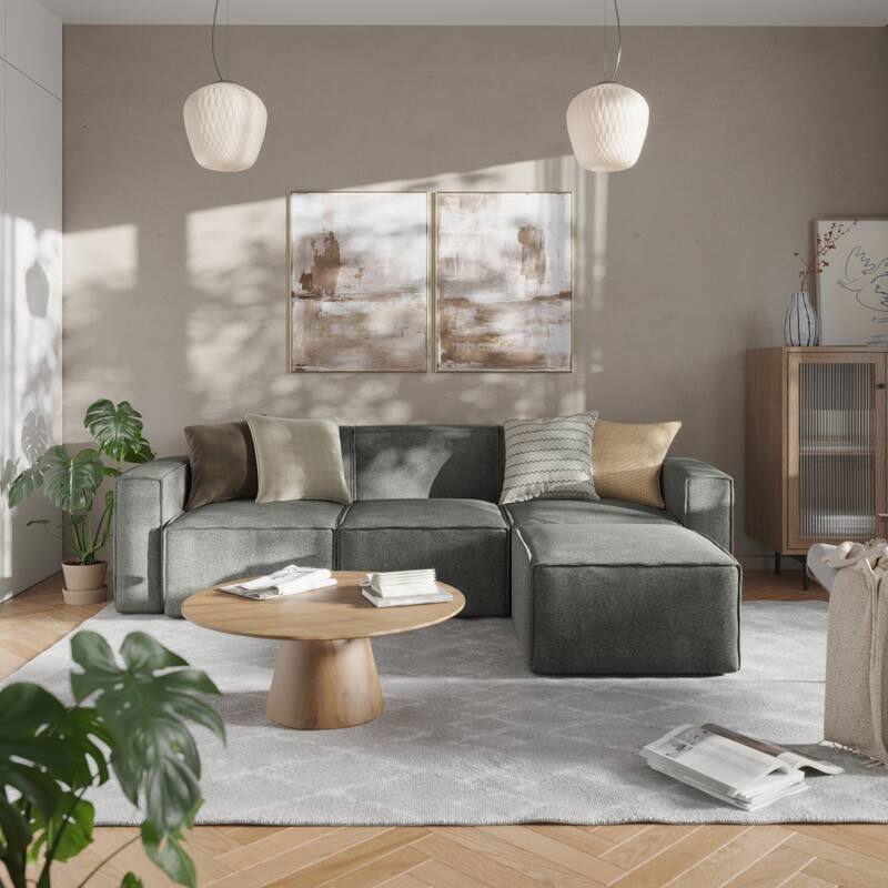 Contemporary Modular Sectional Sofa Ottoman