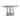 Round Wooden Dining Table with Curved Pedestal Base in White Washed - White Washed