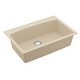 preview thumbnail 33 of 65, Karran Drop-In Quartz 33 in. 1-Hole Single Bowl Kitchen Sink Kit