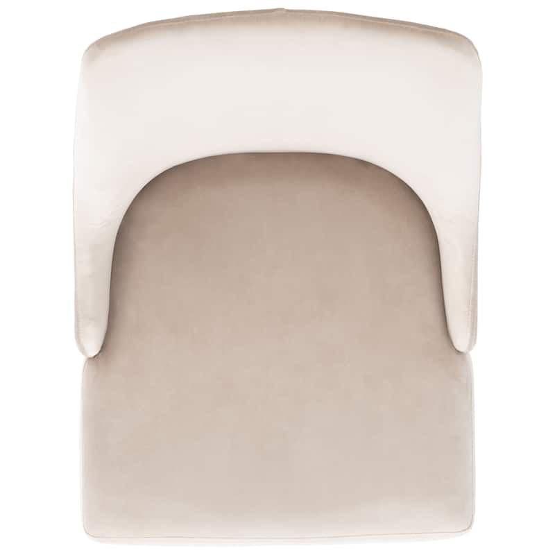 SAFAVIEH Jetta Modern Velvet Dining Room Chair (Set of 2) - 22.2" W x 18.8" L x 34.3" H - 22Wx19Dx34H