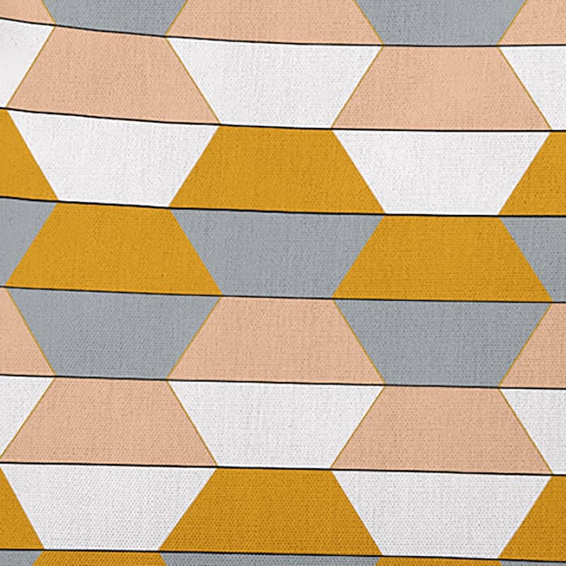 Hex Pattern Indoor/Outdoor Throw Pillow