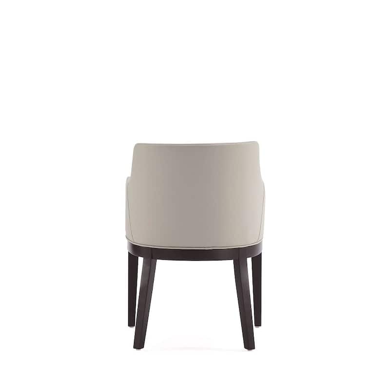 Manhattan Comfort Gansevoort Modern Faux Leather Dining Armchair