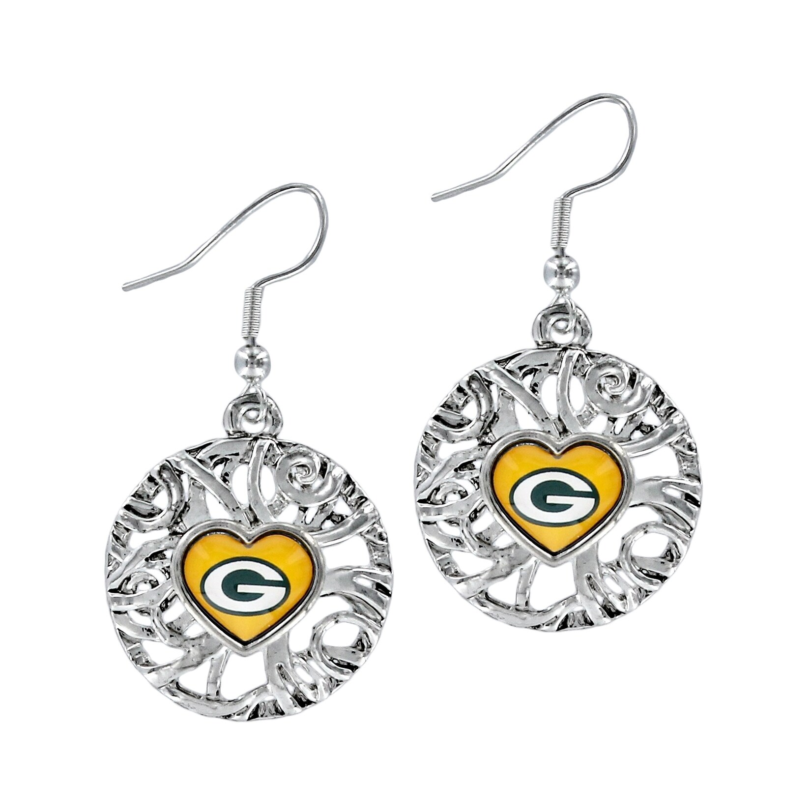 Shop Green Bay Packers Grace Ivy Earrings Multi Overstock 29032088