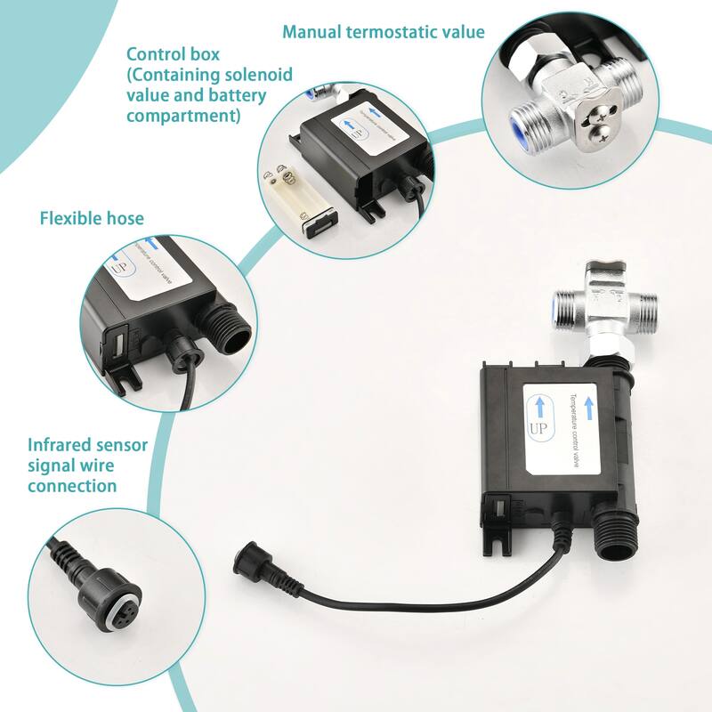 PROOX Bath Automatic Sensor Touchless Sink Faucet Smart Mixer Taps