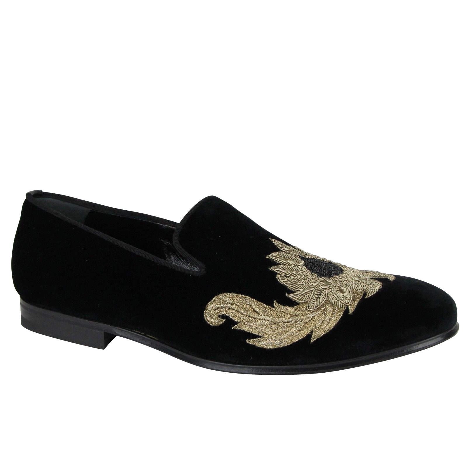 mens velvet slip on shoes