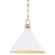 Option Studio White / Aged Brass