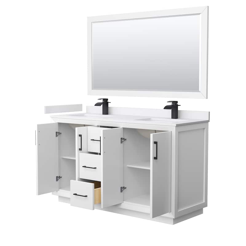 Wyndham Collection WCF414160D-VCA-UNSM58 Strada 60" Free Standing