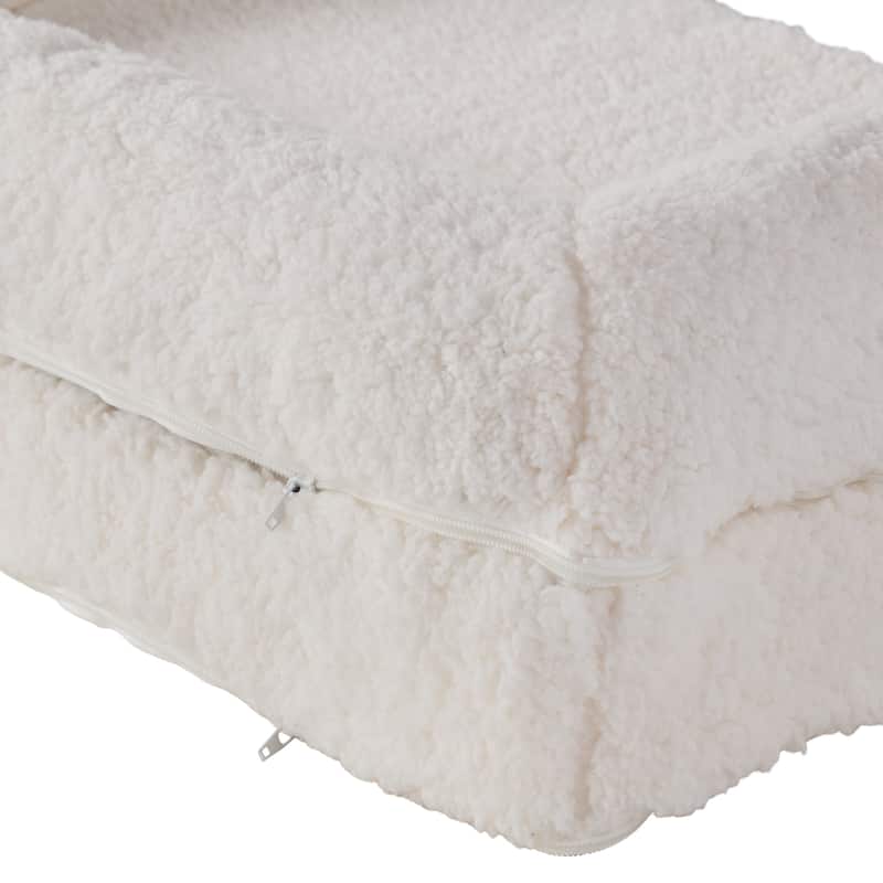 Millie Sherpa Sofa Style Dog Bed