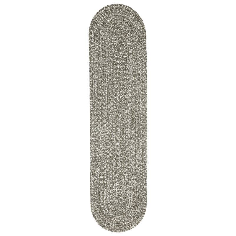 Superior Modern Rustic Bohemian Reversible Multi-Tone Braided Indoor Outdoor Area Rug