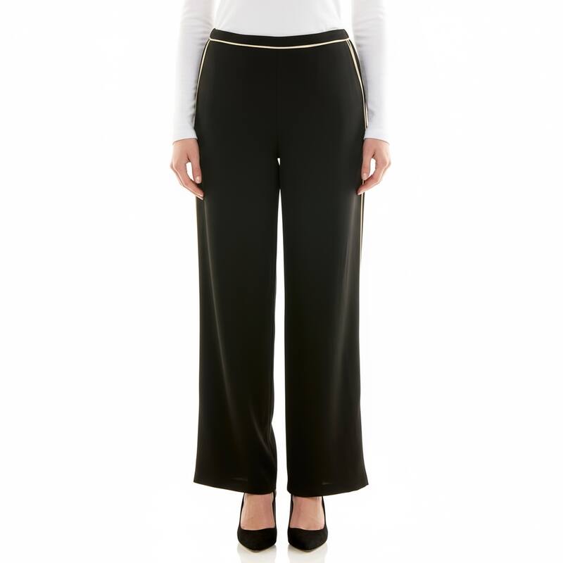 Nicole Miller Crepe Wide Leg Pant