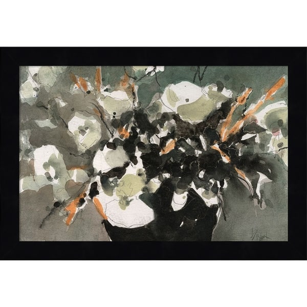 slide 2 of 59, Dark Flower Aesthetic II by Samuel Dixon Wood Framed Wall Art Print