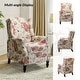 preview thumbnail 54 of 63, HULALA HOME Damaris Mid-Century Modern Manual Pushback Recliner with Wingback Design Set of 2