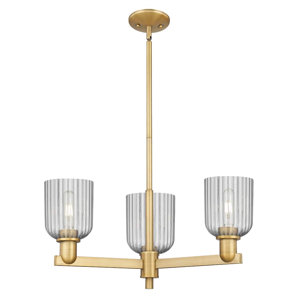 Innovations Lighting Downtown Urban - Bridal Veil - 3 Light 18" Chandelier