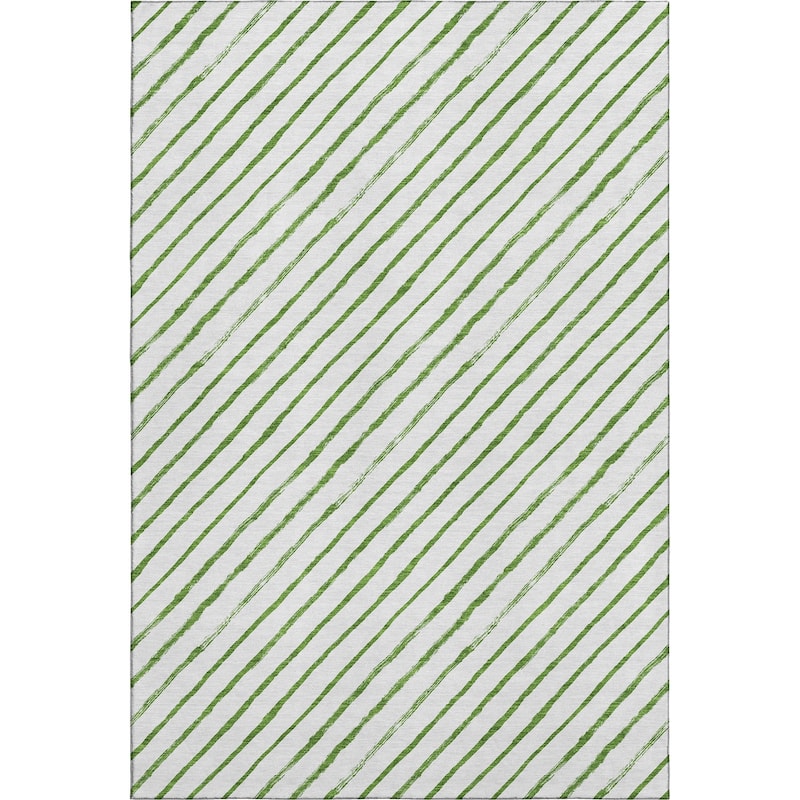 Premium Washable Super Soft Angle Stripe Mayfield Rug
