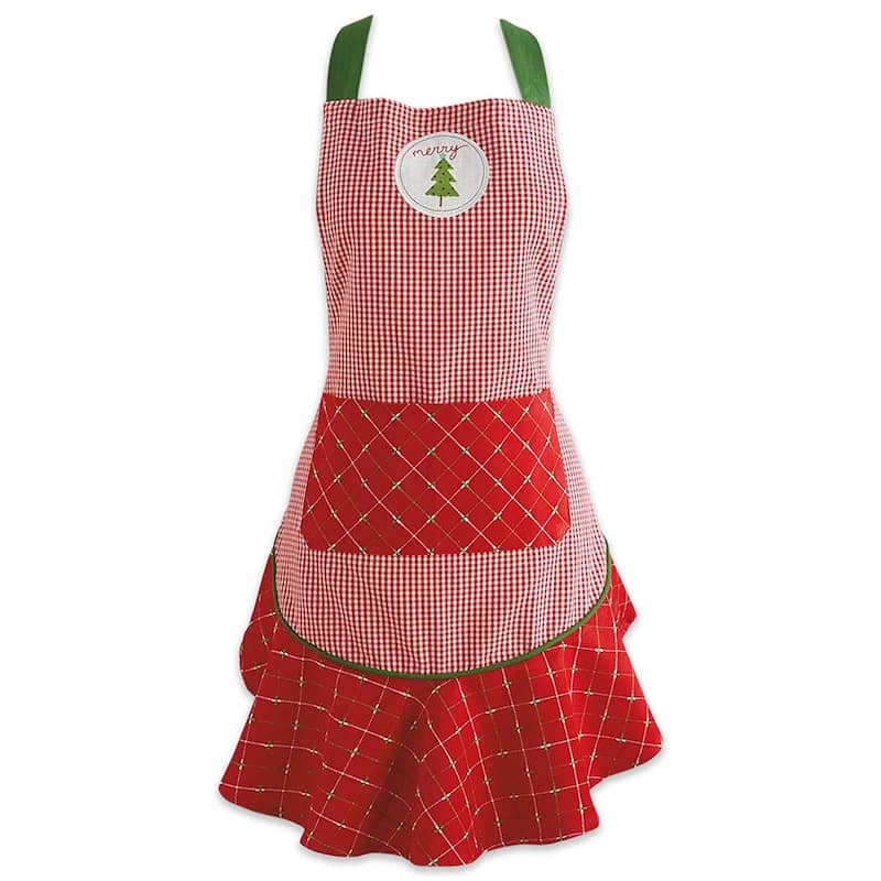 Cute Women Ruffle Apron for Holidays - Bed Bath & Beyond - 25970232