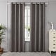 preview thumbnail 1 of 2, Deconovo Wave Line with Dots 52 Width Curtains Pair(2 Panel) 42x54 Inch - Taupe