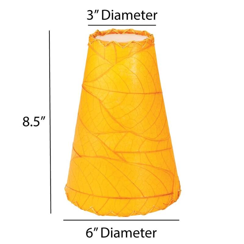 Gecko Wall Lamp Combo, Cocoa Leaves Shade, 16 x 7 x 24 in. - 16 x 7 x 24