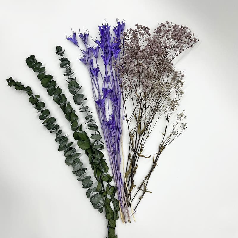 Real Preserved Mixed Bouquets Mix 5 Small - Med - Large - Multi Colored