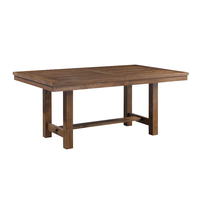 Crocus Wood Dining Table - Brown