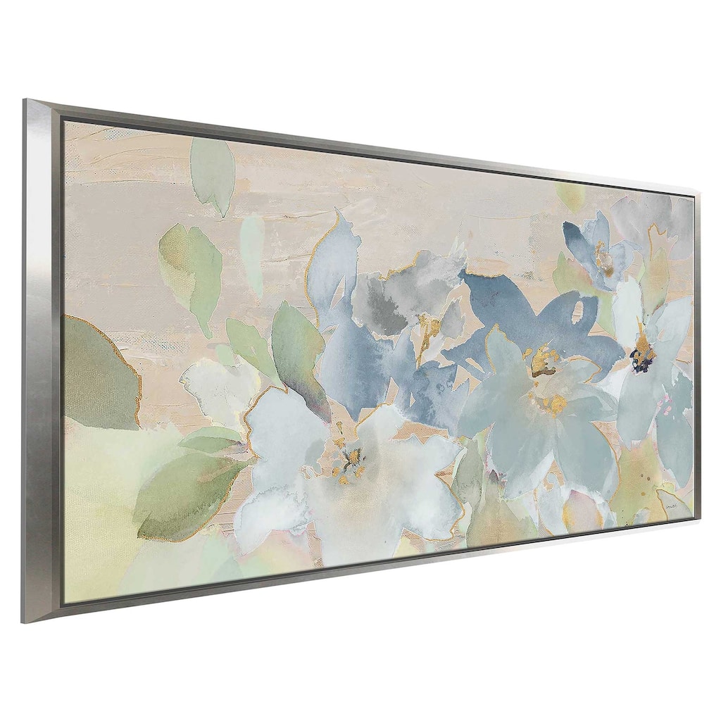 "Muted Spring Giverny" Print on Floating Canvas