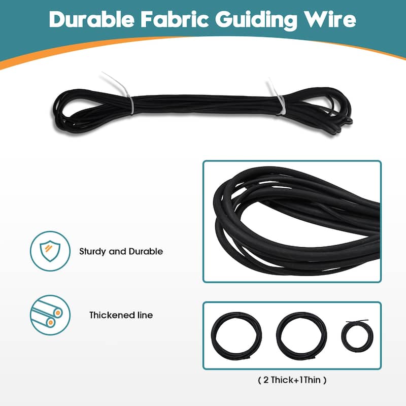 MCombo Sunshade Replacement Fabric with UV Protection for Retractable Patio Awnings