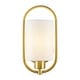 preview thumbnail 2 of 5, SAFAVIEH Lighting Haldea Wall Sconce - 6" W x 6" D x 11" H